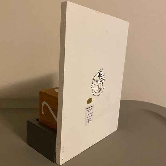 Wedding Countdown Display with Wood Block Numbers - Picture 2 of 4